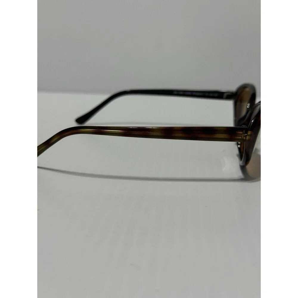 VTG GUESS GU 646 LUXE DA/BLK-1 Womens Brown Semi Cat Eye Eyeglasses FRAMES ONLY